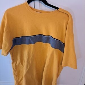 vtg tommy hilfiger t shirt Y2K thick polo material XL